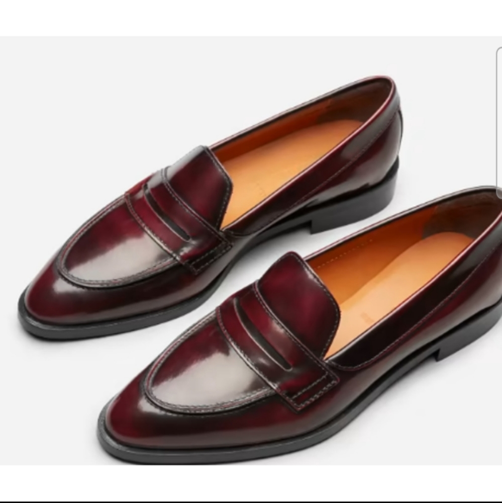 Everlane - The Modern Penny Loafer in Oxblood